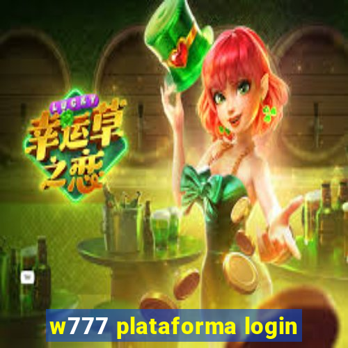 w777 plataforma login